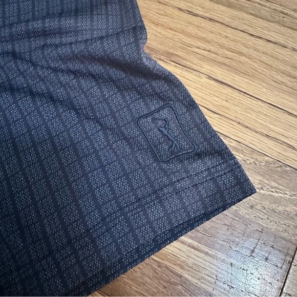 PGA Tour Men’s Navy Blue Checkered Polo, Window Pane, XXL - Picture 6 of 9